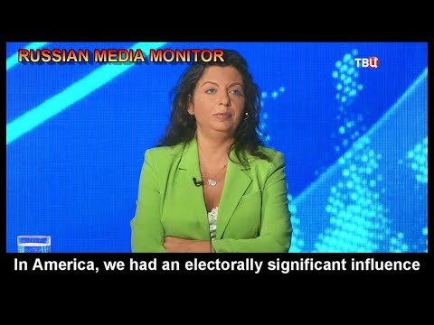 Margarita Simonyan is proud of RT's influence operations