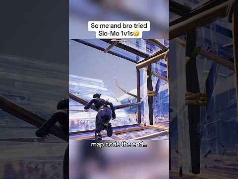 Slow Motion 1v1 in Fortnite!😂 #fortnite