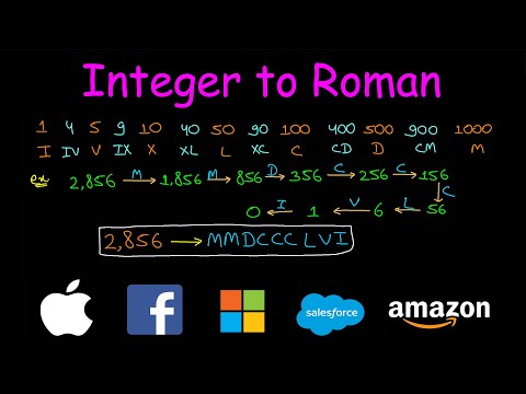 Integer to Roman | Leetcode #12