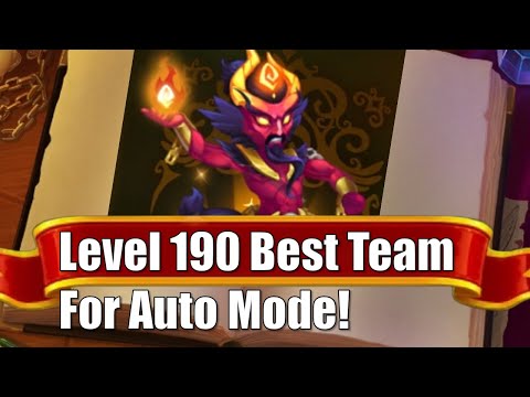 Level 190 AUTO MODE Buff 20 (see description for buff 5) Temple Guardians | Lara Croft Hero Wars