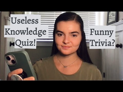 ASMR Whispering 100 Funny and Useless Trivia Questions