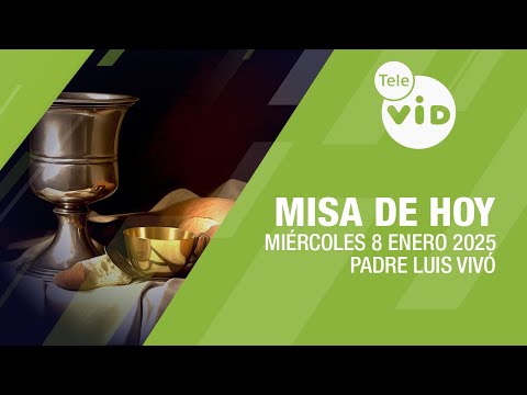 Misa de hoy ⛪ Miércoles 8 Enero de 2025, Padre Luis Vivó #TeleVID #MisaDeHoy #Misa