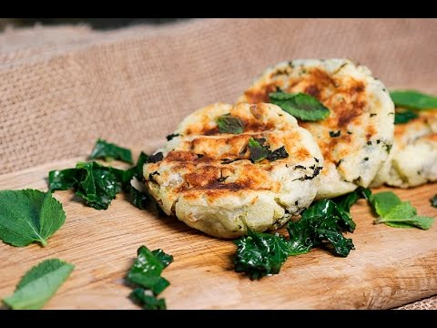 EASY Coconut Mint Potato Patties  - only 4 ingredients vegan & gluten-free