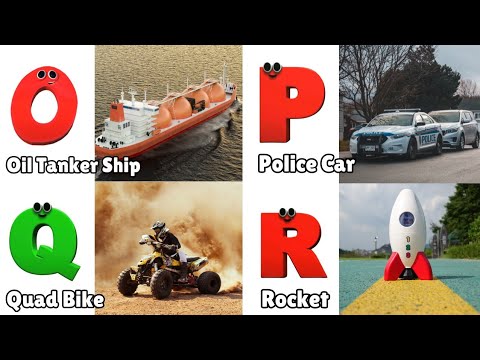 Vehicles ABC Song for Children's | Phonics for Kids | Learn English Alphabet Letters