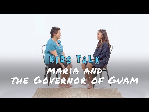 Nihi! KIDS TALK Maria and the Governor of Guam  | KIDS TALK | Nihi!