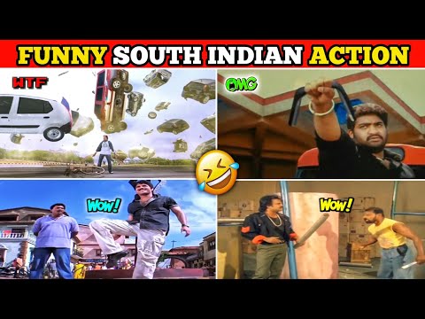 Funny South Indian Action Scene Part - 2 | Funniest Tollywood Action 🤣