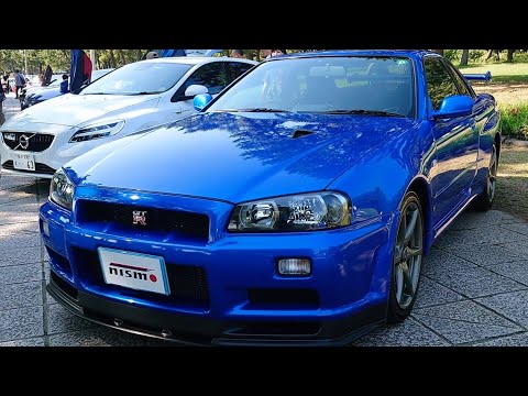 NISSAN R34 SKYLINE GT-R V-spec 2【日産 スカイライン GT-R Vスペック2】海の公園「スポーツカーアクアリウム 2024」