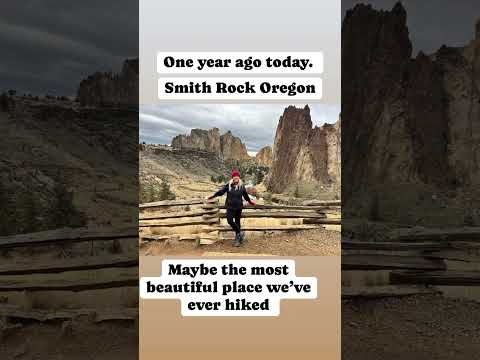 Smith Rock in Oregon. The most beautiful place we’ve ever hiked!