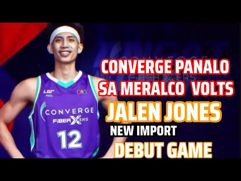 CONVERGE VS MERALCO HIGHLIGHTS JALEN JONES DEBUT GAME