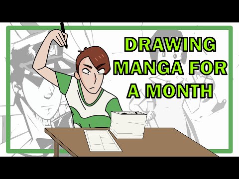 I Tried Drawing Manga Every Day for a Month! (Animation)