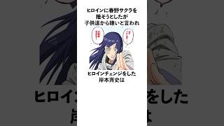 「ヒロインに春野サクラを推そうてしたが子供たちから嫌いと言われヒロインチェンジした」岸本斉史に関する雑学　#岸本斉史　#naruto