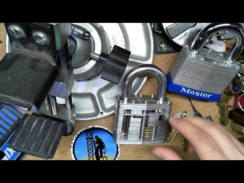 [193] Master Lock No19 Cutaway Picked Open