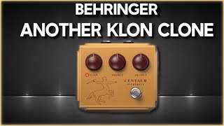 Do we need another Klon Centaur clone? Behringer thinks we do.