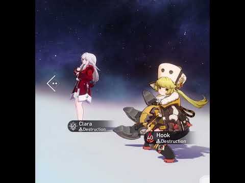 Honkai Star Rail: Clara and Hook Team Interaction