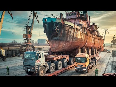 Incredible Heavy Machinery Transport, Watch the World's Biggest Trucks in Action #26