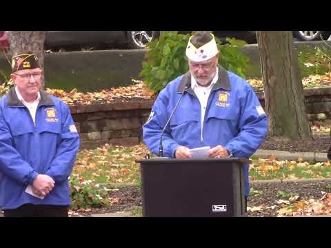 November 11, 2024 Veterans Day Ceremony, Village of Webster