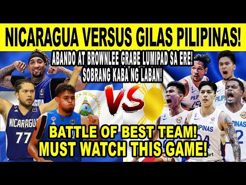 GILAS PILIPINAS vs NICARAGUA - Shocked  ang lahat ni Kai Sotto sa Winning Shot at Winning Block