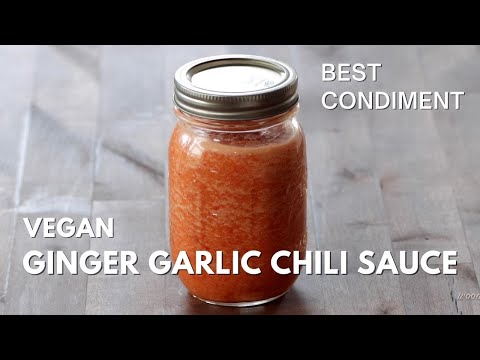 10-minute Ginger Garlic Chili Sauce - 姜蒜辣椒酱