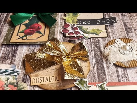 Christmas Junk Journal Mini Embellishment Ideas- Part 3