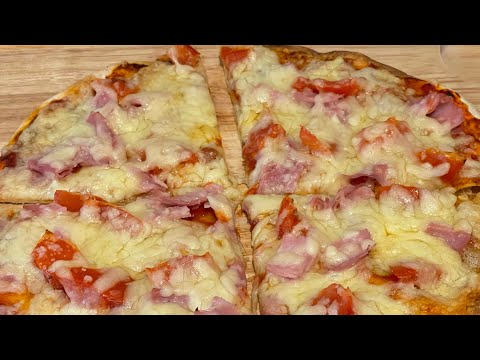 Tortilla Pizza | How To Make Easy Tortilla Pizza