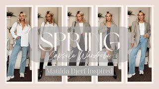 RECREATING MATILDA DJERF'S STYLE (ON A BUDGET!!)💸🌷 | SPRING CAPSULE WARDROBE | Liv Blackwell