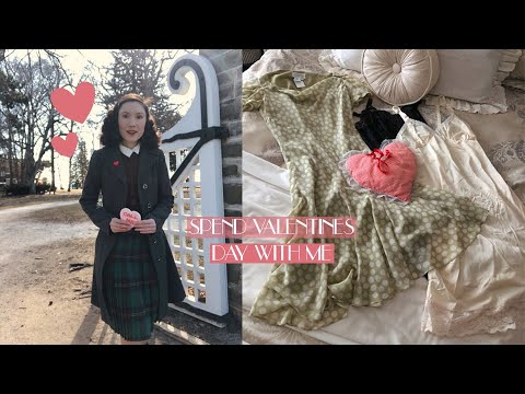 VLOG: Spend Valentines day with me | Thrifting | Carolina Pinglo