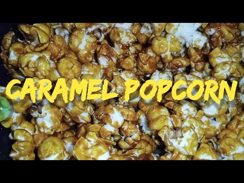 caramel popcorn || Multiplex Style popcorn.