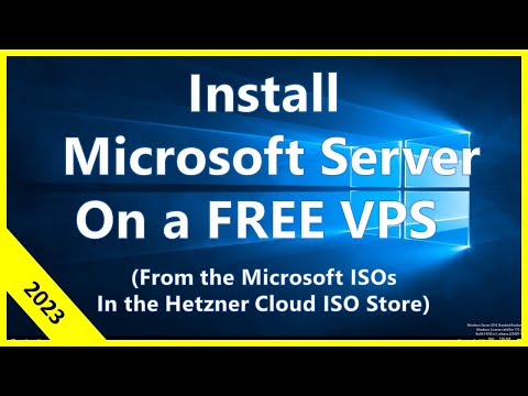 How to Install Windows Server 2012,16,19 or 22 on a FREE Hetzner VPS from their provided ISOs