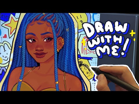 ♡ draw with me! | trying braid brushes by Vegalia!