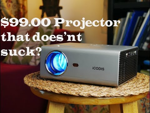 Icodis T400 Video projector $99.00 does it suck? No!