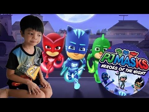 Let's play Pj Masks: Heroes of The Night ( Catboy, Owlette, Gekko ) - nintendo switch