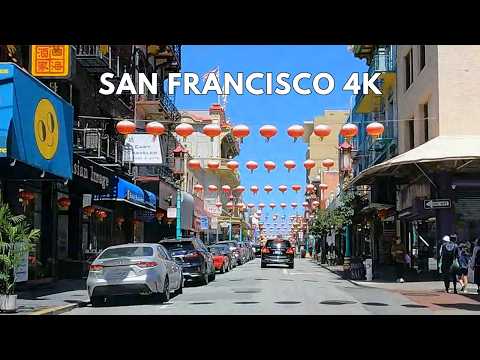 Explore San Francisco's Iconic Streets in 4K | Downtown Drive Tour