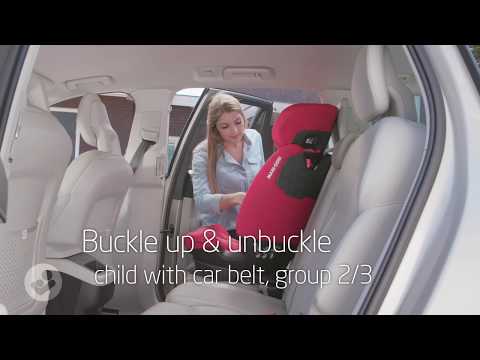 Maxi-Cosi l Titan Pro car seat l How to buckle and unbuckle with the car seat belt