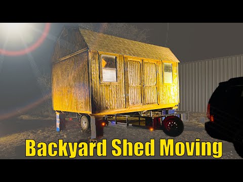 How NOT to move a shed!  Lessons learned.