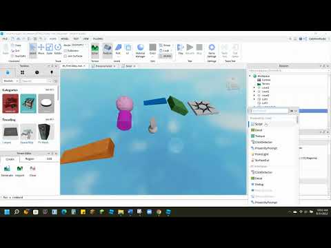 How to add a simple script to a Roblox Obby