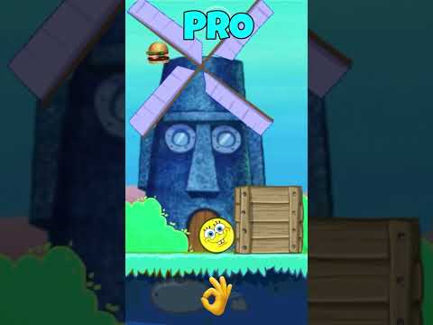 NOOB vs PRO vs HACKER sponge bob & red ball 4 #shorts #viral #games