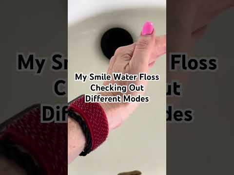 MySmile water Floss checking out different Modes #amazonfinds #mysmile #waterflosser