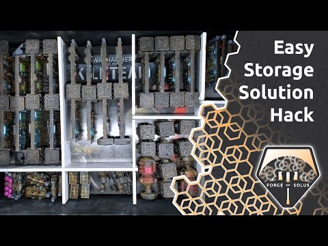 Easy Storage Hack for Skirmish Games | Warhammer Miniature Painting