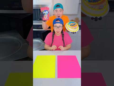 Minions cake vs prime drink ice cream challenge!🍨 #funny by Ethan Funny Family