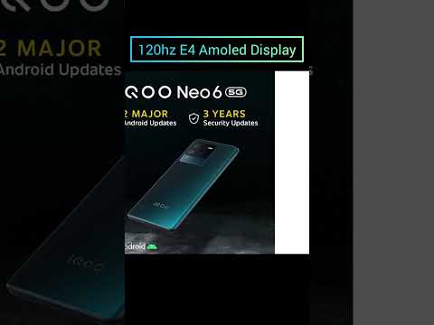 IQOO Neo 6 5G shocking features  Gaming Best Phone #iqooneo65g #iqooneo6gaminggraphics #techierishu