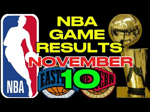 NBA GAME RESULTS NOVEMBER 10,2024 | NBA SEASON 2024-2025