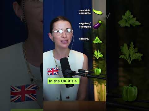 British VS American English. Veggies Edition! — Marina Mogilko | Linguamarina