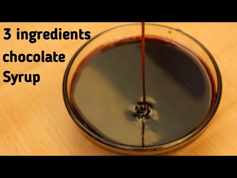 Homemade chocolate syrup / chocolate syrup in telugu /indu food and tips