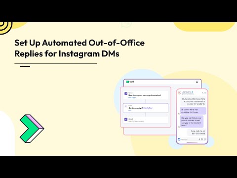 How to Set Up Automated Out-of-Office Replies for Instagram DMs