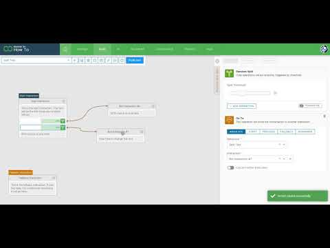 Xenioo: How to create a split test for your chatbot flow