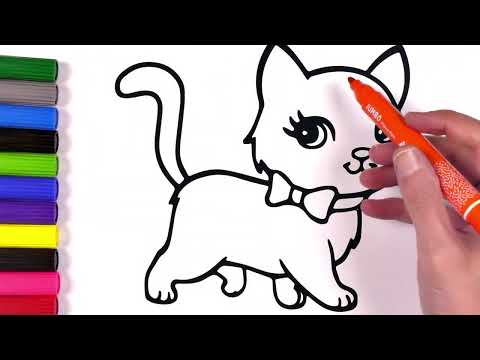 Cat Coloring Pages: A Purr-fectly Fun Activity with Big Marker Coloring for Kids