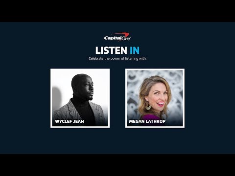 Celebrate the power of listening with Wyclef Jean and Jazzy Amra