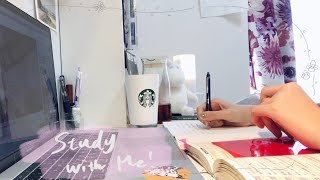 【勉強動画】study with me 1h   女子大生のおうち勉強