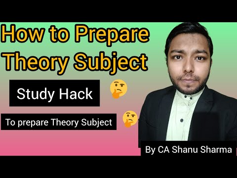 How to prepare CA Final theory subjects | Study Hacks for CA Students