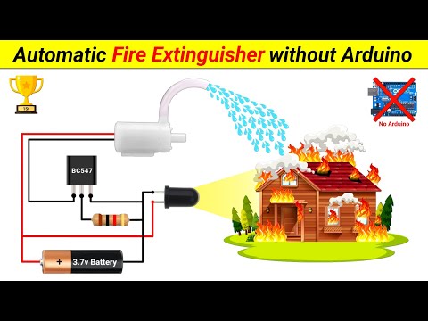 Inspire Award Project || How to make Automatic Fire Extinguisher without Arduino || Science Project